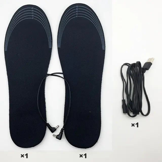 Heatable USB-Cuttable Insoles