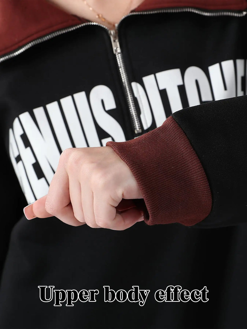 Women's Extended Sleeve Sweatshirt